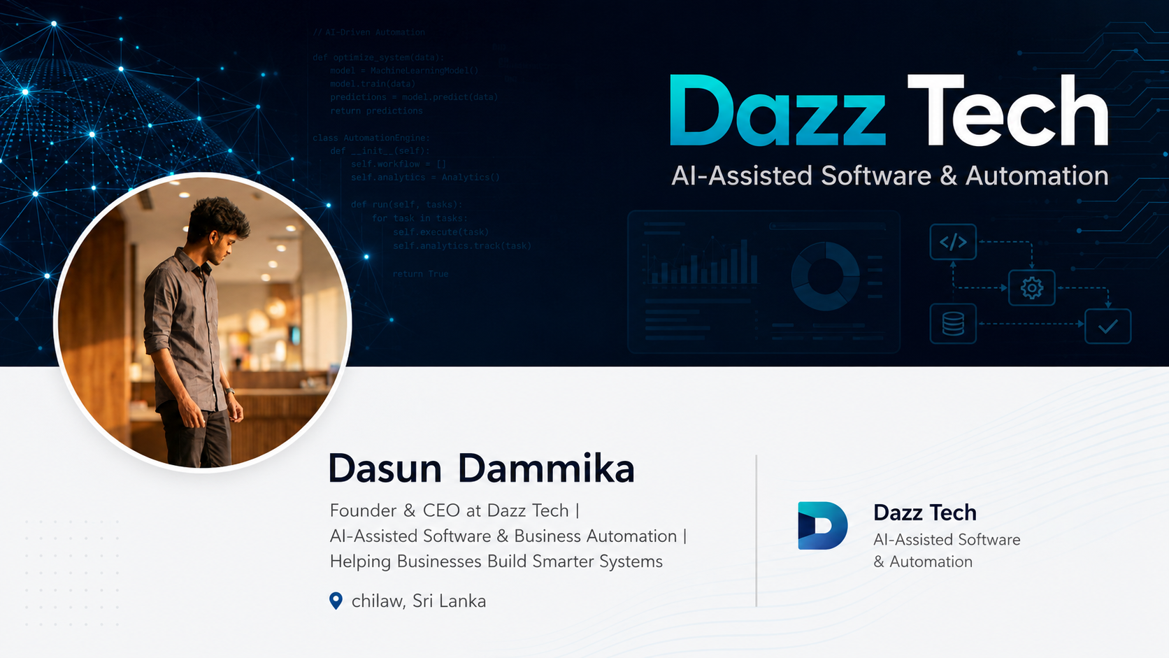 Dasun Dammika — Founder, Dazz Tech